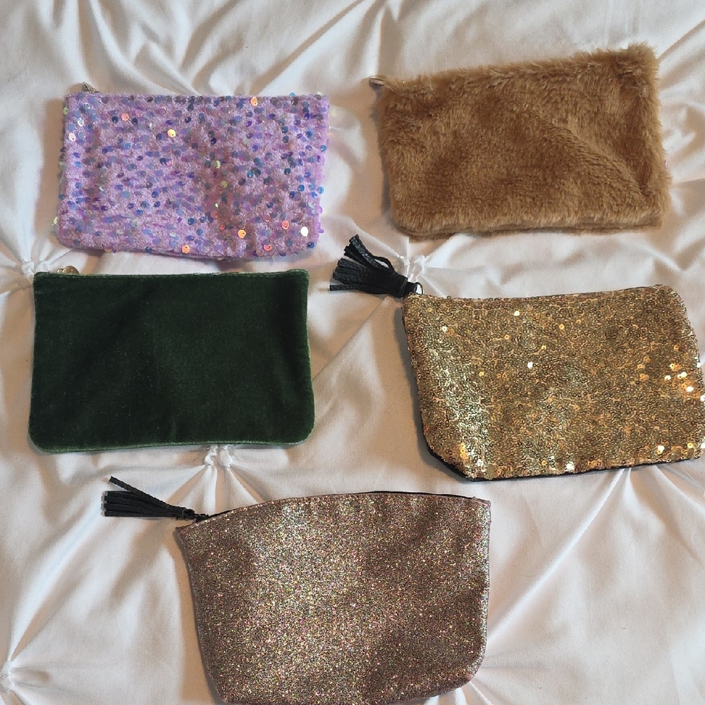 Set Of 5 Fun Ipsy Bags